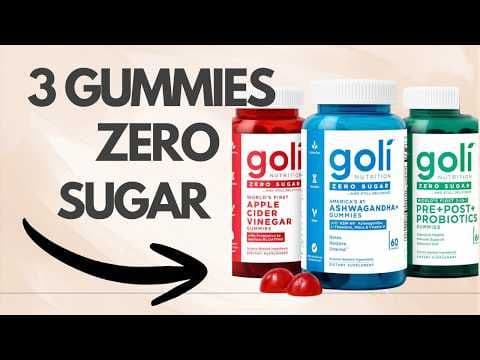 Buy it here (affiliate link): https://amzlink.to/az0MnUr4jYbp8
Goli Zero Sugar Trio - World's First 3-in-1 Pre, Post, P