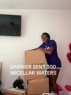 im obsessed with micellar water bruh #makeupguru #giftedbygarnier #makeup #micellarwater @GarnierUSA