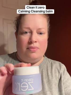 Clean it zero calming cleansing balm has been a great first step in my nightly skincare routine and i love they have different formulations for different skin types because a lot of cleansing balms come in just one type. #cleansingbalm #cleanitzero #cleanitzerocleansingbalm #calmingcleansingbalm #tiktokshopping #tiktokshopfind