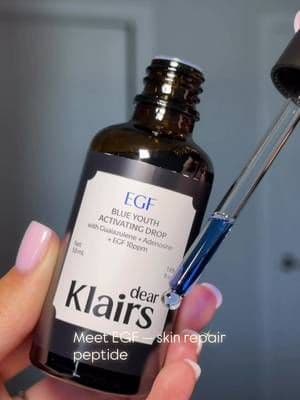 Korean serum for acne marks repair💙 @dear, Klairs Code: BLUEEGF10 Discount: 10% OFF Valid: Until June 26 #klairs #klairsegfserum #koreanskincare #acnetreatment #amazonfinds