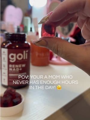 Busy moms, this one is for you! 💕 I've been adding Goli Renew NAD+ Gummies to my daily wellness routine and love how simple they are to take. These tasty gummies are made with Nicotinamide Riboside (NR) and fit perfectly into a busy lifestyle. No powders, no mixing, no giant capsules—just an easy addition to my morning routine. 🙌 If you're looking for a convenient, vegan, gluten-free wellness gummy, these are definitely worth checking out! #goli @Goli® Nutrition #dfyd #dealsforyoudays #tiktokshopcreatorpicks #summerwins