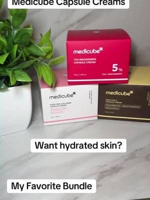 Listen… this Medicube capsule cream bundle? My skin said “oh we glowing now.” 💅🏽✨ The texture is chef’s kiss, the hydration is REAL, and it gives that smooth, glassy finish without feeling heavy. Perfect for when you want that soft, dewy, expensive-looking skin without layering 12 products. Add to cart and thank me later. 🛒💖 #tiktokshop #tiktokmademebuyit #skincareroutine #glowingskin #selfcareessentialsbiddythingsapproved