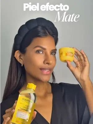 Piel mixta y tu maquillaje se ve así? Esto te va a salvar. Agua Micelar Vitamina C para limpiar sin enjuague, y la Toque Seco: vitamina C + niacinamida + ácido hialurónico, acabado mate💛 y se siente tan fresca como una raspadilla ✨ Se volvieron mis infaltables antes de maquillarme. #GarnierSkincare #pielmixta #Publicidad #GarnierFM #skincare selfcare maquillaje
