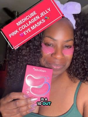 POV: You put your eye masks in the fridge and now you feel rich💖❄️✨@medicube global @medicube US Store #medicube #DFYD #tiktokshopcreatorpicks #starterpicks #medicubepdrnpinkcollagenjellyeyemasks