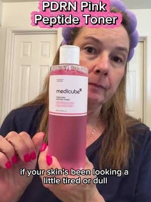 Trying out the PDR and pink peptide toner and it feels so refreshing after cleansing. I just pad it into my skin before the rest of my skin care routine and it leaves my skin feeling really hydrated. You can find it in the TikTok shop if you want to check it out. #TikTokShopFinds #KoreanSkinCare #PeptideToner #HydratedSkin @medicube global
