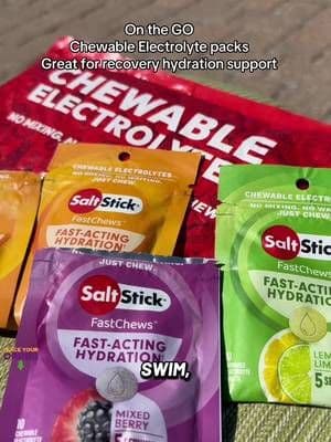 Need electrolytes you can take anywhere? 💦 SaltStick chewable electrolytes come in individual packets, so they’re easy to toss in your purse, gym bag, or travel bag. No mixing. No bottle needed. Just chew and go. Perfect for workouts, travel, beach days, or anytime you want to support hydration. Would you keep these in your purse or gym bag? 👇 #tiktokshopcreatorpicks #SaltStick #Electrolytes #HydrationSupport #FitnessFinds
