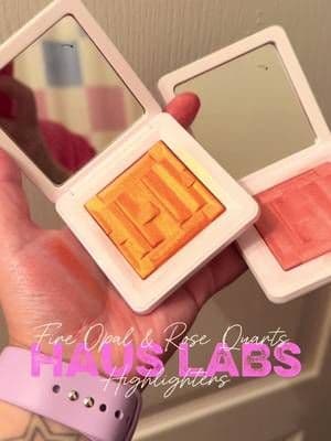 The Haus Labs highlighters are THAT girl. ✨ The HAUS LABS Soft Focus Glow Set comes with Fire Opal + Rose Quartz, and if you love a smooth, soft-focus glow without that chunky glitter look… look at THIS. 😍 These give the cheeks that gorgeous lit-from-within finish that makes your whole makeup look more expensive. Such a pretty highlighter option for mature skin, textured skin, dry skin, and anyone who wants GLOW without emphasizing everything underneath. ✨ @Haus Labs #hauslabs #tiktokshopcreatorpicks #tiktokshopbacktoschool #backtoschool #summerwins