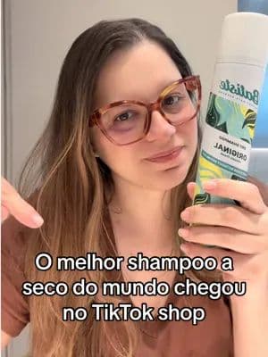 O melhor shampoo a seco do mundo chegou no TikTok shop! #shampooaseco #batisteshampoo #cuidadocomcabelo #tiktokshopbr33