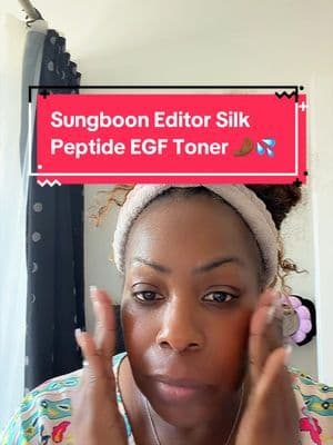 I thought one layer of toner was enough… apparently I’ve been doing it wrong. 👀✨ Trying the 3-layer method with the Sungboon Editor Silk Peptide EGF Toner and my skin feels SO hydrated, plump & silky. 🤌🏾💦@SUNGBOON EDITOR #sungbooneditor #egftonertox #S#SilkPeptideEGFTonerKoreanSkincare #tiktokshopstockup