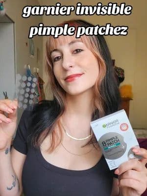 these garnier patches have definitely been added into my morning routine and especially cause you can't see them🤭 #garnierpimplepatch #garnierza #garnierskincare #gifted #fyp