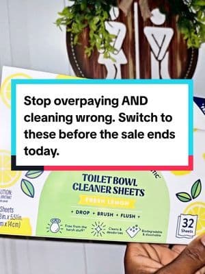 These two Clean Cult swaps replaced my old overpriced cleaning products and I’m honestly mad I didn’t switch sooner. Faster cleaning, less waste, more value per use — and the sale ends today. … … #fyp #abbydames #OutlandishCreatorChallenge #BFCM2025 #TikTokShopBlackFriday #TikTokShopCyberMonday #HolidayDeals2025 #TikTokShopHoliday #CreatorChallenge #TikTokShopRestock #tiktokshopcreatorpicks #BahamianCreator #BahamianInfluencer #CaribbeanCreator #CaribbeanInfluencer #Austininfluencer #Austincreator #Texasinfluencer #Texascreator #UGC #TikTokpartner #TikTokShopFallDealsForYou #AutumnLiving #SuperBrandClub #ViralOnTikTokShop #TTSSouthwest #TasteMakersAustin #fallfestival #BathroomCleaners #EcoCleaning #DissolvableSheets #CleanCult #LaundryTok #SensitiveSkinLaundry #FreeAndClear #EcoHomeProducts #AestheticCleaning #AffordableCleaning #CleanCultToiletSheets #EcoFriendlyHome #SepticSafeCleaning #MinimalistCleaning #FreshLemonClean #64Loads #UltraConcentratedDetergent #PlantBasedCleaning #HomeCleaningRoutine #CleanHomeVibes Clean Cult, Clean Cult review, toilet bowl cleaner sheets, dissolvable toilet sheets, Fresh Lemon cleaner, eco-friendly cleaners, eco cleaning products, septic safe toilet cleaner, plant-based cleaning, concentrated laundry detergent, Free and Clear detergent, sensitive skin detergent, fragrance-free detergent, eco-friendly laundry, minimalist cleaning routine, TikTok viral cleaning products, fast home cleaning, laundry hacks 2025, bathroom cleaning hacks, dissolvable cleaning sheets, detergent carton, 64-load detergent, sustainable cleaning products, low-waste home products, refillable cleaning, affordable home cleaning, quick cleaning routines, high-efficiency cleaning, fresh home products, home upgrade items, bathroom refresh, laundry room essentials, daily cleaning habits, clean home shortcut, eco-conscious lifestyle, home organization products, cleaning motivation 2025, TikTok cleaning favorites, trending home products, small space cleaning hacks, mess-free cleaning, easy bathroom cleaning, gentle laundry formula, low-waste detergent, home essentials TikTok, viral TikTok Shop products, cleaning transformation, time-saving cleaning hacks, home efficiency upgrades