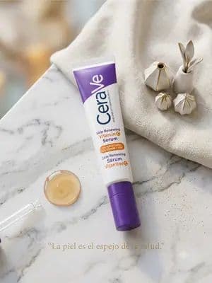 10% Vitamina C Pura: El secreto para un tono uniforme y un glow natural desde la primera gota. 🍊✨ ApagaLasManchas #EnciendeTuGlow #CeraVeMX #Publicidad @CeraVe