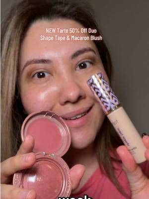 Blush lovers don't miss this crazy sale- Tarte shape Tape concealer one of my favorite concealer in the world! always stocked up, and I love to shop on TikTok because you'll get big discount Now she's on the sale, with the great prices. @tarte cosmetics #blush #tarteshapetape #tiktokshopfinds #fullcoverageconcealer #tartecosmetics