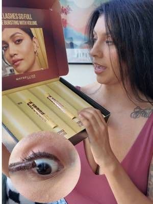 @Maybelline NY #GiftedByMaybelline ✨ Copper Brown might be my new favorite way to make my lashes pop. Love the volume and separation without the clumps. 🤎 #maybelline #lashtok #lashesonfleek