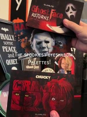 @Glamlite @Glamlite Cosmetics #glamlite #chucky #halloween #ghostface #eyeshadow #eyeshadowpalette #glamlitecosmetics #makeup #beautytok #tiktokshop #tiktokshopping #tiktokshopsummersale #tiktokshopsummerturnup #ttsthunderbolt #tiktokshopbeauty