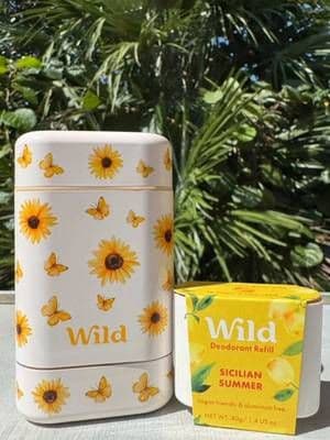 ☀️ Sunflowers, butterflies & scents that scream summer! 🌻✨ I’m loving my Wild Deodorant with these gorgeous refills – Sicilian Summer 🍋 and Coconut & Almond Cream 🥥🍦 Vegan, aluminium-free, and so kind to your skin 💛 You can grab yours with 20% off using my code: GLOWWITHANIA (Link in Linktree in bio 🌿) @Wild Refill #ad #gifted #WildRefill #WildDeodorant #Glow_with_Ania