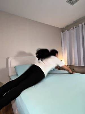 POV: You finally found sheets that don’t make you wake up sweating 🧊😴 The REST Evercool® Cooling Sheet Set feels cool, soft, and perfect for hot sleepers. My bed just became my favorite place. 🤍 @Rest #restpartner #CoolingSheets #HotSleeper #BedroomUpgrade #gifted