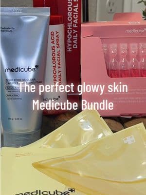 The perfect glowy skin bundle by medicube at an amazing price! Don’t miss this deal while it’s available✨✨ #medicube #medicubeskincare #medicubetiktokshop #ttshop #tiktokshop