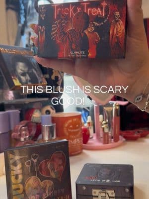 Calling all spooky girls and horror lovers 🖤🎃 These @Glamlite horror-themed blush duos are not only adorable, but the pigment is incredible. Easy to blend, buildable, long-lasting, and perfect for everyday or bold blush looks. If you're a fan of horror makeup, spooky aesthetics, Halloween all year long, or collecting unique makeup, these are a must-see. 💀✨ #glamlite #dealsforyoudays #summerfinds #dfyd #tiktokshopsparkcreator