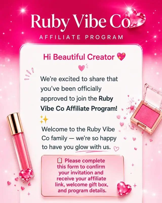 I am SO excited to collaborate with @Ruby Vibe Co ❤️🤩 I have had my eye on their adorable PR packages 🎁 for a while now and I just can't wait for mine to arrive! ✨ #rubyvibeco 🌈 #collab 🥰 #prpackage 🎁 #love ❤️ #mandib8803💕