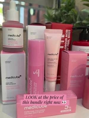 This 7 step skincare bundle from @medicube UK is such a good price right now! Perfect Christmas gift to put away! #medicube #pdrn #kbeauty #dealdrops #TikTokMadeMeBuyIt