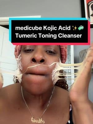 When your cleanser is doing more than cleansing 👀✨@medicube US Store @medicube global #medicube #medicubekojicacidtumericcleanser #creatify #tiktoksummersales #tiktokshopcreatorpicks