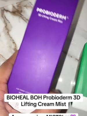 BIOHEAL BOH Probioderm 3D Lifting Cream Mist gives you the convenience of a face mist with a creamy, moisturizing formula. Perfect when skin is begging for a refresh. β¨ #BIOHEALBOH #CreamMist #KoreanSkincare #SkincareRoutine #TikTokShop