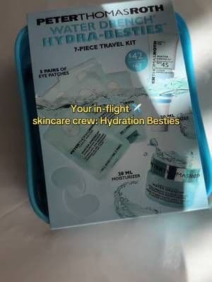 These mini skincare heroes are proof good things come in TSA-approved sizes. Hydration besties 👯 😍@Peter Thomas Roth Labs #tiktokshopblackfriday #skincareessentials #peterthomasrothofficial #SUPERBRANDDAYBFCM #travelskincare
