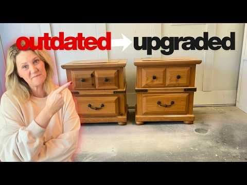 How I Made $300 Fixing Deep Damage on Nightstands | Thrift Flip