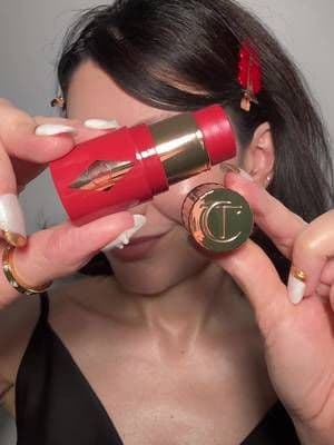 This new ✨Mini✨ Unreal Blush Stick is officially coming with me everywhere this summer! ♥️ @Charlotte Tilbury The Mini-Blushes are exclusively available on CharlotteTilbury.com + the App. Use the link & code on my bio to get yours! #Ad #CharlotteTilbury #MagicBeautyStars #CharlotteTilburyMakeup #UnrealMiniBlushes