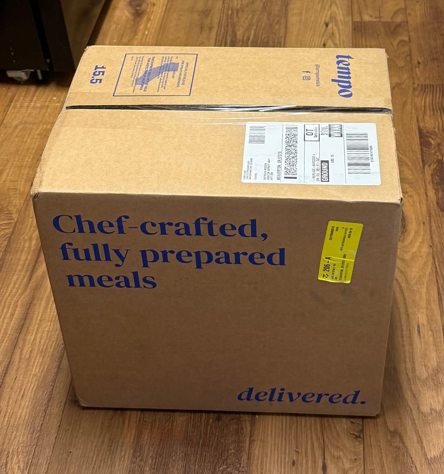 First meal prep delivery! Attempting to eat more healthy as I have various issues that supposedly can be cured with “die