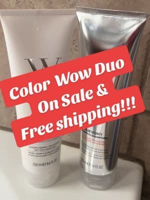 Fine to Normal Hair Rescue! Meet your new hair care duo that cleanses and hydrates without weighing hair down. Color Wow's gentle formula cleanses daily buildup while keeping moisture balanced. Free from harsh chemicals yet tough on impurities. Trusted by millions, made in the US with skin-safe ingredients like citronellol. Perfect for the delicate balance of fine hair. Swipe up to reveal your hair's natural shine with the salon-quality clean you deserve! #TikTokShopJumpstartSale #tiktokshopcreatorpicks #hairtransformation #haircare #finehair