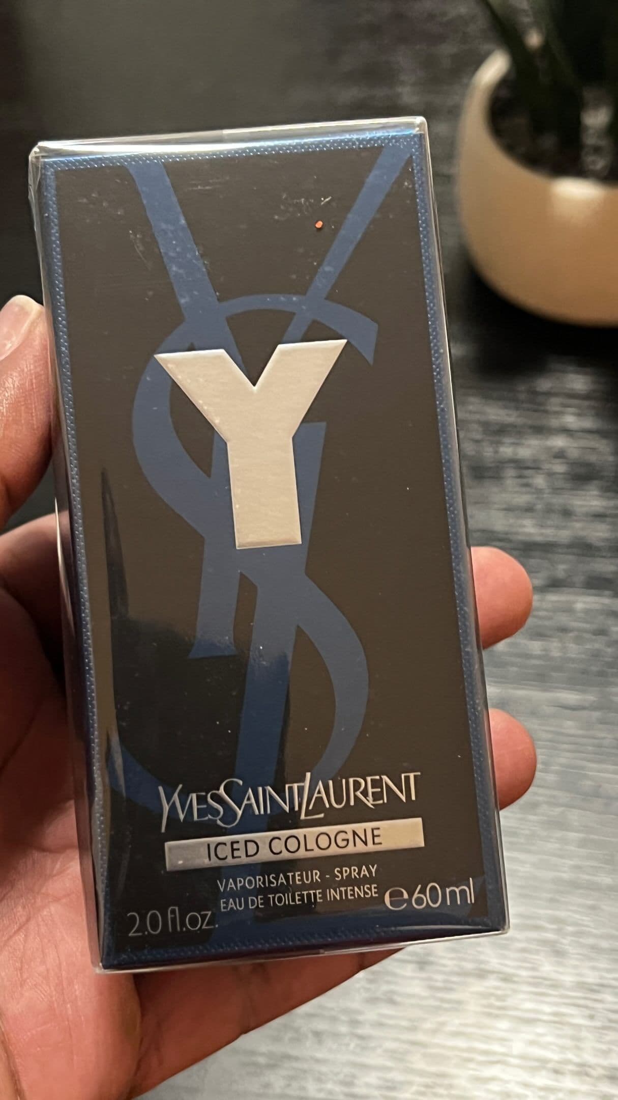 The new Y Iced EDT Intense feels like a spray of liquid ice #giftedbyyslbeauty @yslbeauty #yicedcologne #YSLbeauty #yfr